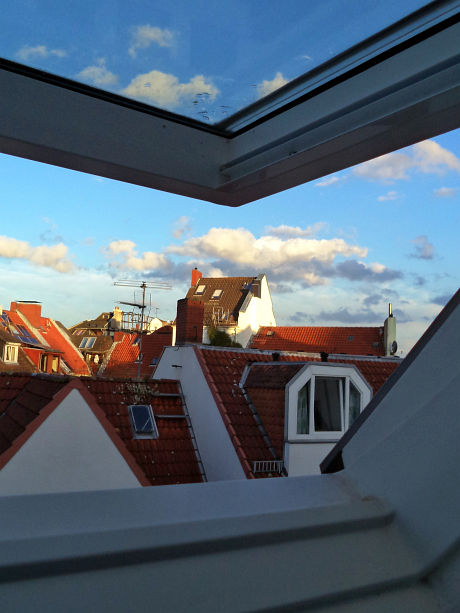 Blick aus dem Fenster